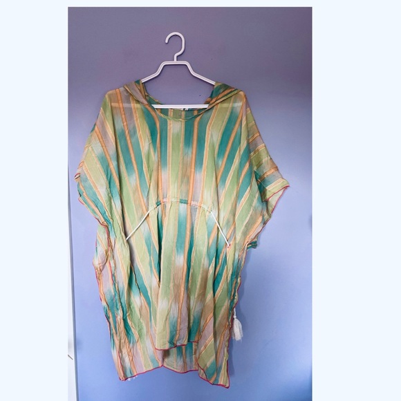 Anthro Lilka Pastel Yarn Dyed Cover Up Tunic - Picture 5 of 7